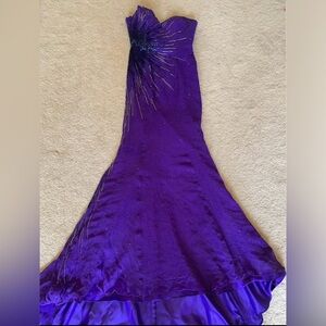 Vintage Silk Sequin Gown by Jasz Couture designs by Adagio Bella